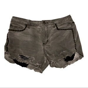 Free People Gray Shorts